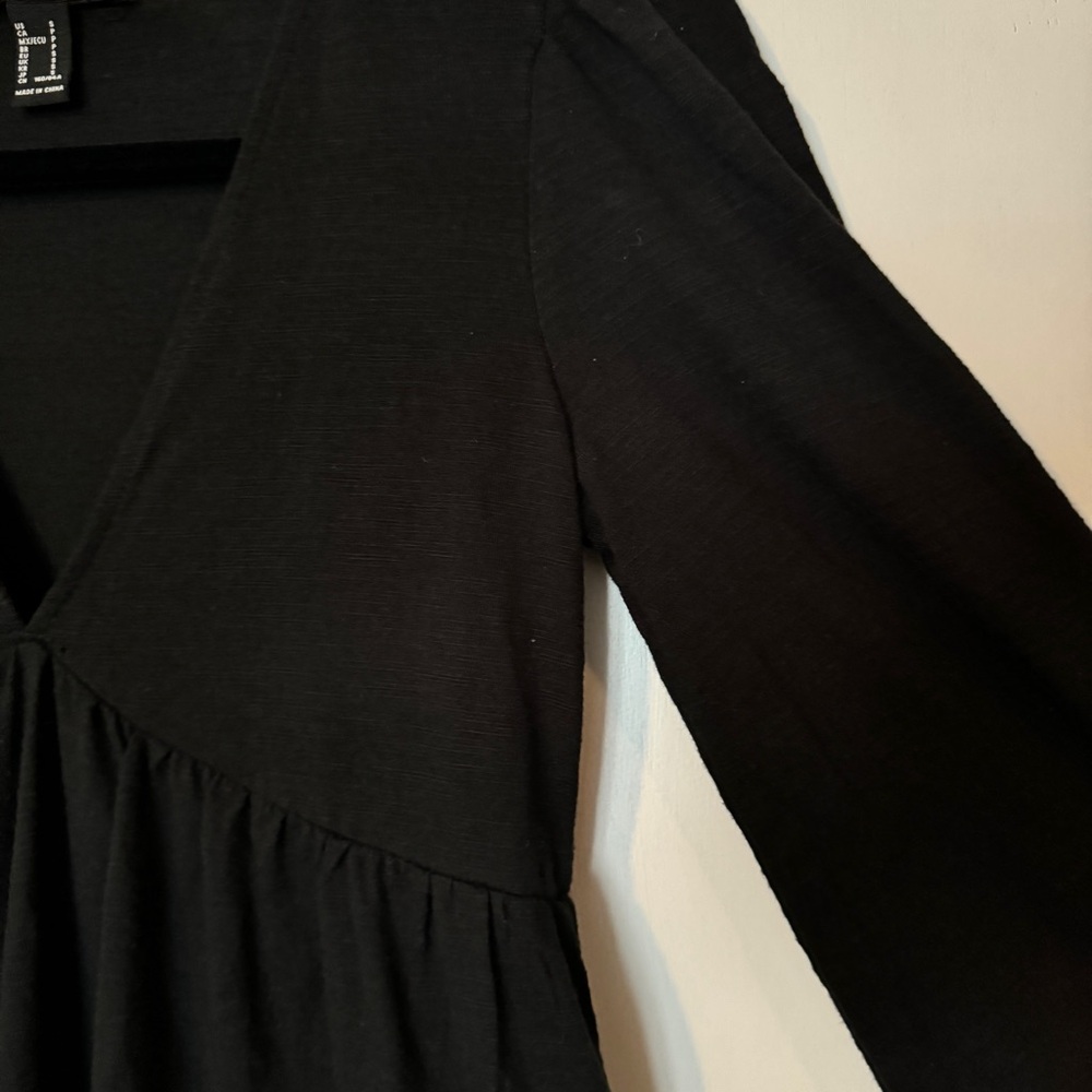 FOREVER 21 Long Sleeve Black Dress - Picture 6 of 12